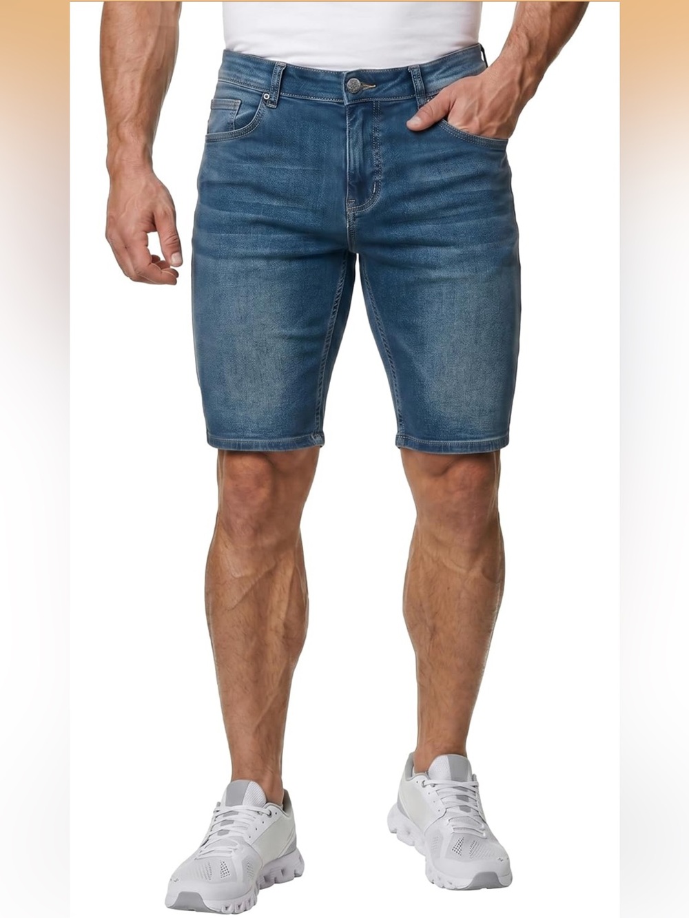 Men's Denim Shorts - Blue Size 32